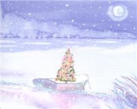 "Cape Cod Christmas Tree" Boxed Holiday Cards