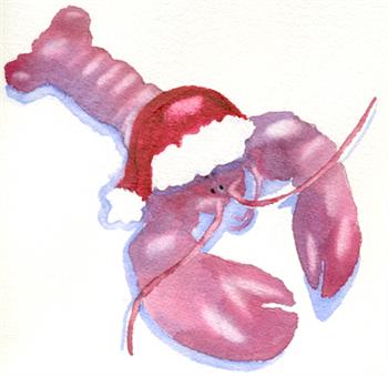 "Lobster Claus" Boxed Christmas Cards (Copy)