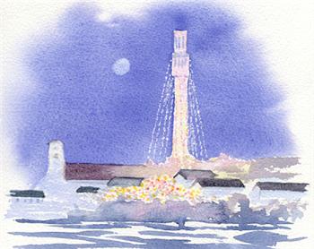 "Provincetown Holiday" Boxed Christmas Cards