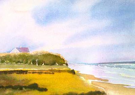 Nauset Beach Afternoon- Prints & Notecards Available; ORIGINAL SOLD