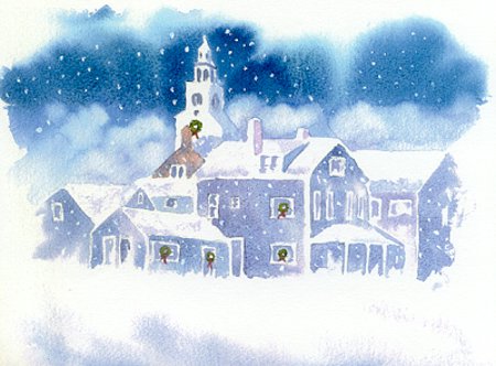 "Island Holiday" Boxed Christmas Cards