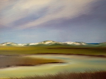 East Sandwich-  Original 48x24" Oil Painting is Sold