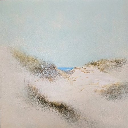 "Peek"- Original oil and acrylic is sold, notes, prints available