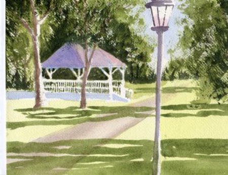 Chatham Bandstand- Original sold; prints, note cards available