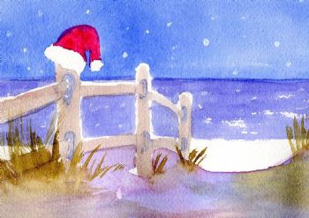 "Santa's Hat" Boxed Christmas Cards