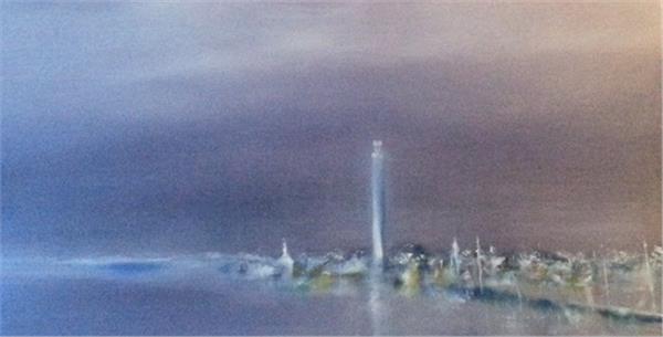 "Lights of Provincetown"--Original painting, prints, notes available