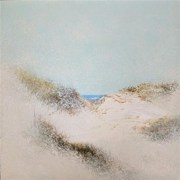 "Peek"- Original oil and acrylic is sold, notes, prints available